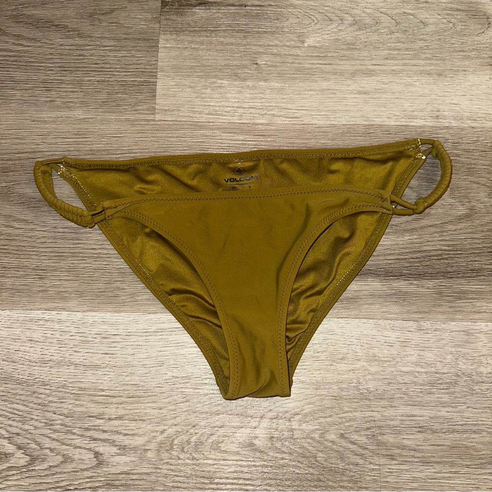 Volcom Green Bikini Swimwear Classic Cut
